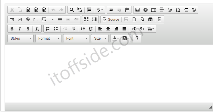 การตั้งค่า ckeditor
