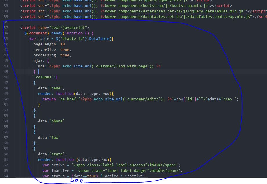 datatables-with-codeigniter-04